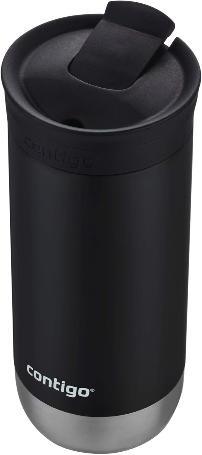 Contigo Huron 2.0 stainless steel vacuum-insulated travel mug with SnapSeal lid